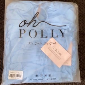 Oh Polly Sunset Lover Dress Pastel Blue